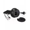 ICY BOX IB-HUB1430-CR socket-outlet Black