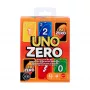 Card Game MATTEL UNO Zero — Shedding Card Game, Age 7+, Includes Deck and Scorecard