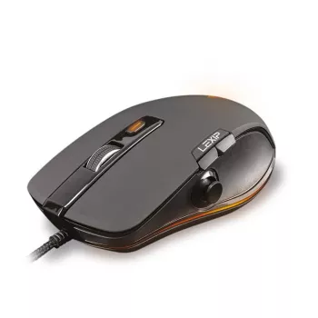 Gaming mouse Lexip NP93 Neptunium Alpha — wired optical, ergonomic form, programmable buttons