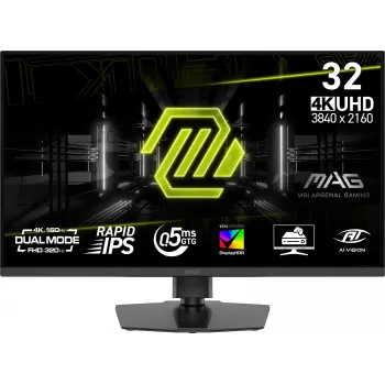 MSI MAG 322URDF E16 computer monitor 80 cm (31.5 inch) 3840 x 2160 pixels 4K Ultra HD Black