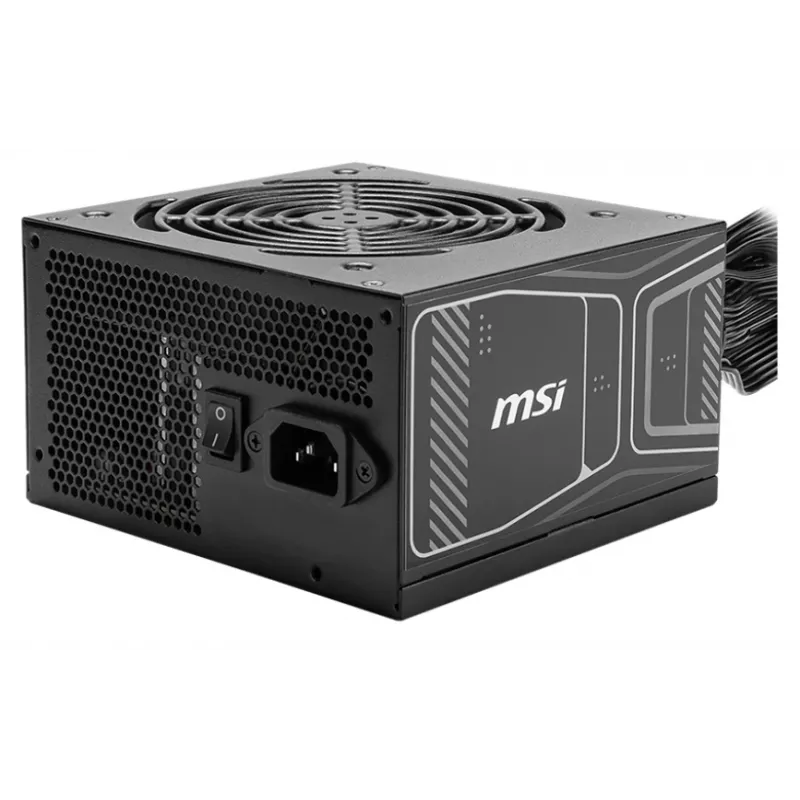 Power supply unit MSI MAG A850GN 850 W ATX 20+4 pin, 80 PLUS Gold, non-modular, 120 mm fan, black