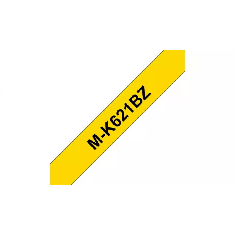 Brother M-K621BZ label-making tape Black on yellow