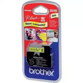 Brother M-K621BZ label-making tape Black on yellow