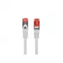 LANBERG Cat6 F/UTP (FTP) networking cable 1 m, RJ-45 to RJ-45, Grey