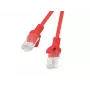 Networking cable Lanberg PCU6-10CC-0050-R RJ-45 Cat6 0.5 m Red