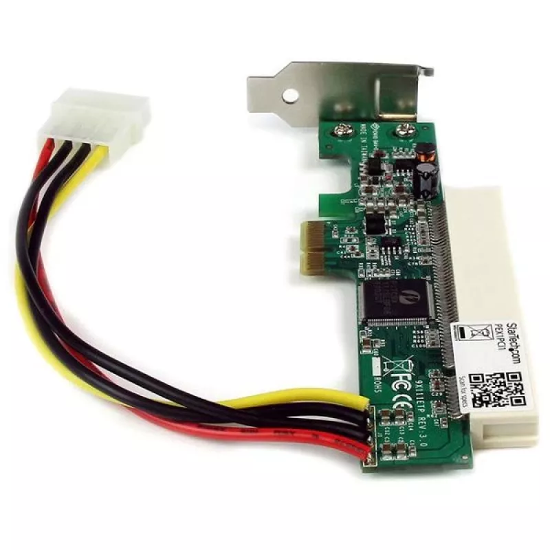StarTech.com PCI Express to PCI Adapter Card, PCIe, PCI 32-bit, Red, CE, FC, ROHS, PERICOM PI7C9X110BNBE, 0 - 85 °C