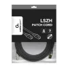 Networking cable Gembird PP8-LSZHCU-BK-7.5M RJ-45 Cat8 7.5m Black