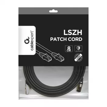 Networking cable Gembird PP8-LSZHCU-BK-7.5M RJ-45 Cat8 7.5m Black