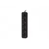 Power extension Lanberg PS0-05F-0150-BK 1.5m 5 AC outlets Indoor Black