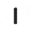 Power extension Lanberg PS0-05F-0150-BK 1.5m 5 AC outlets Indoor Black