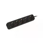 Power extension Lanberg PS0-05F-0150-BK 1.5m 5 AC outlets Indoor Black