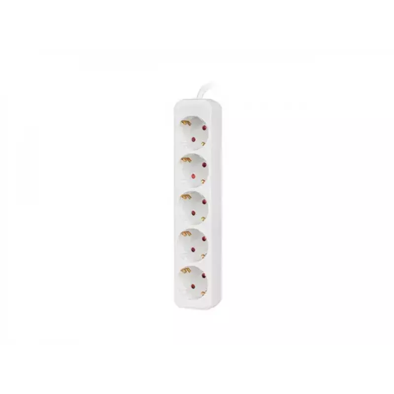 Power Extension Cord Lanberg PS0-05F-0300-W 3m 5 AC Outlets Indoor White