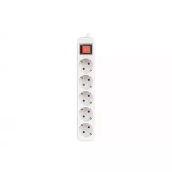 Power Extension Lanberg PS1-05F-0300-W 3m 5 AC Outlets Indoor White