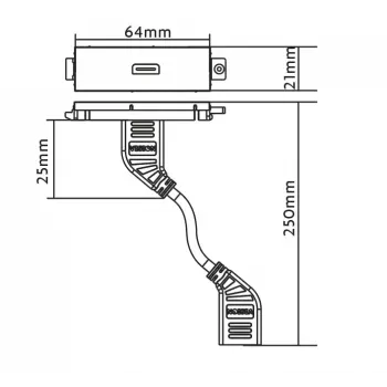 HDMI socket-outlet Vision TC3