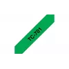 Labeling Tape Brother TC701 12mm Black on Green