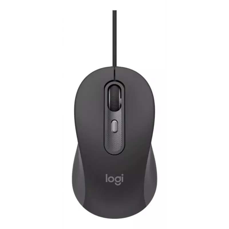 Wired Full-size Keyboard with Mouse Logitech 920-013349 — USB, QWERTY US International, Graphite, 1.8 m cable
