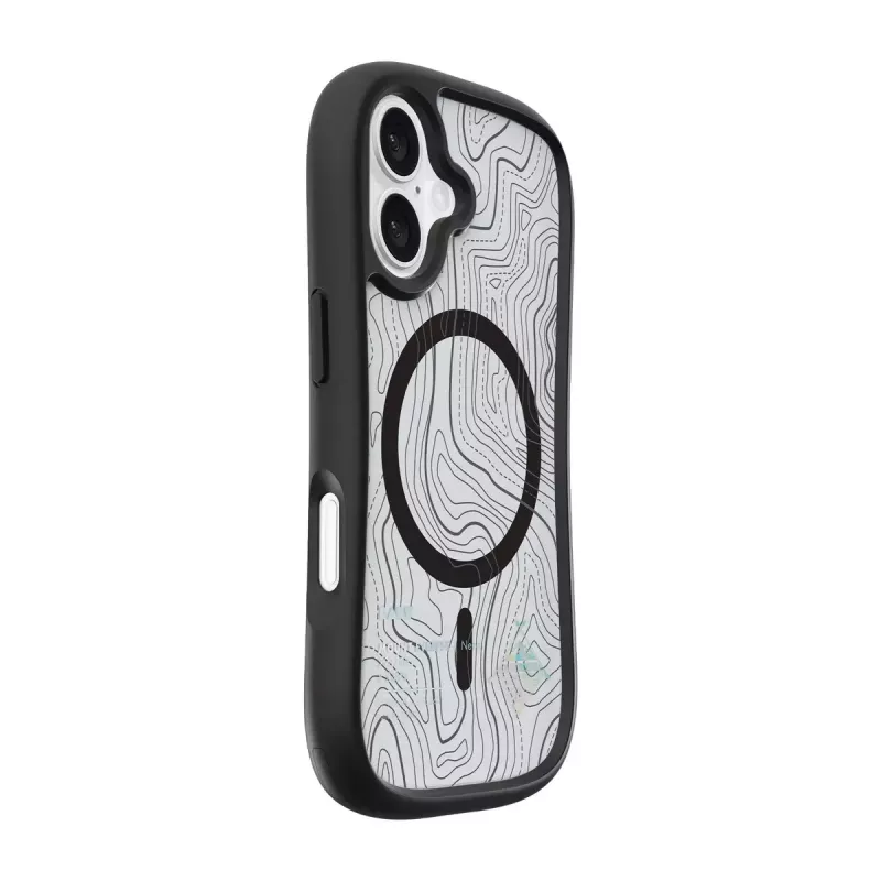 LAUT POP ADVENTURE case for iPhone 16 Series Cover Black Transparent