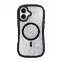 LAUT POP ADVENTURE case for iPhone 16 Series Cover Black Transparent