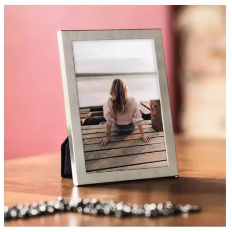 Single picture frame Hama Riva Titanium Aluminium Glass 140x190mm