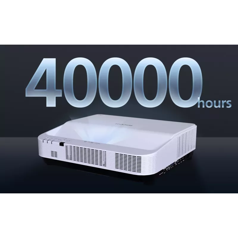 Ricoh PJ UHL3660 Ultra short throw projector 6500 ANSI lumens DLP UHD 4K (3840x2160) White