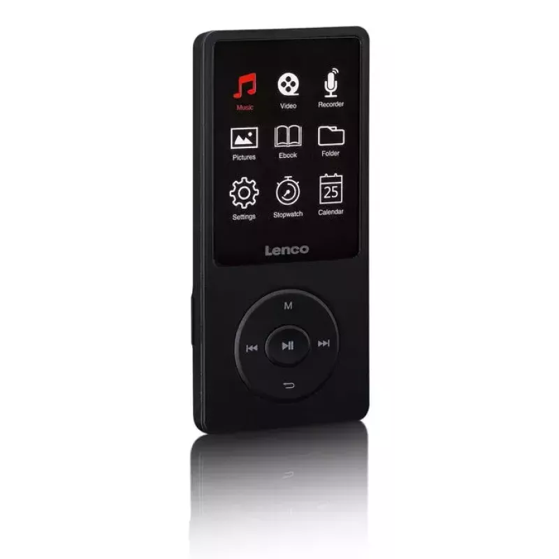 MP3 player Lenco Xemio-669BK 8 GB Black LCD 18h playback