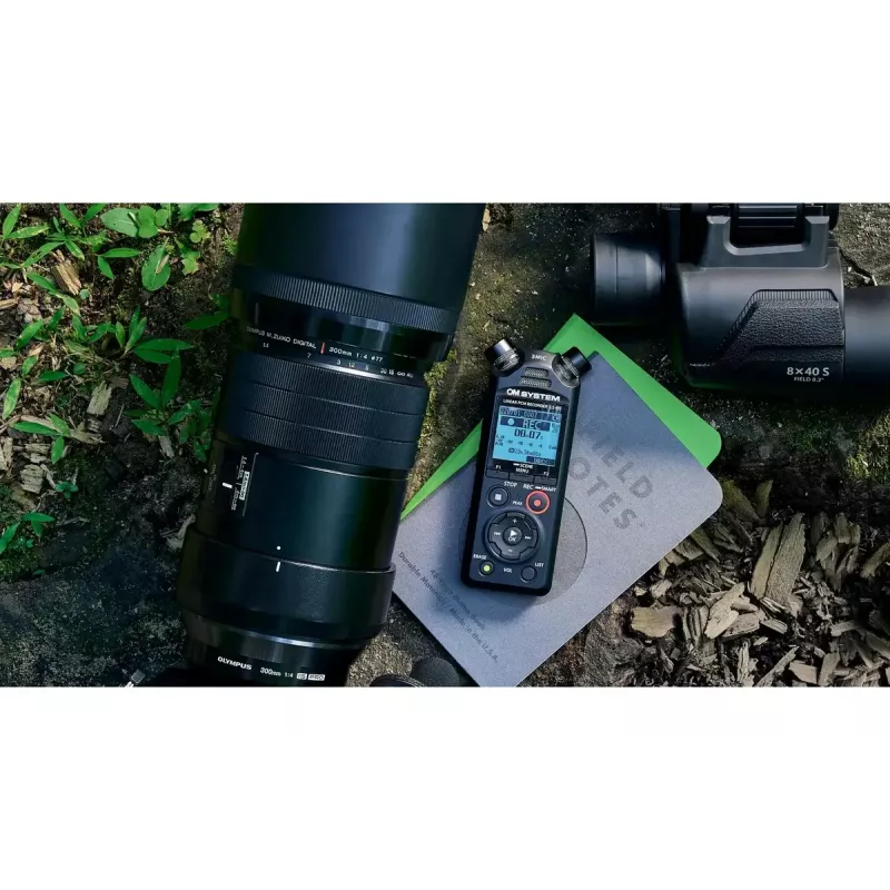Dictaphone OLYMPUS LS-P5 kit — 24-bit audio recording, 8GB internal memory