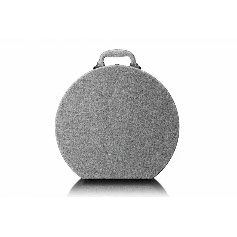 Turntable suitcase Lenco LS66GY with built-in speakers, portable record player, integrated amp