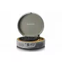 Turntable suitcase Lenco LS66GY with built-in speakers, portable record player, integrated amp