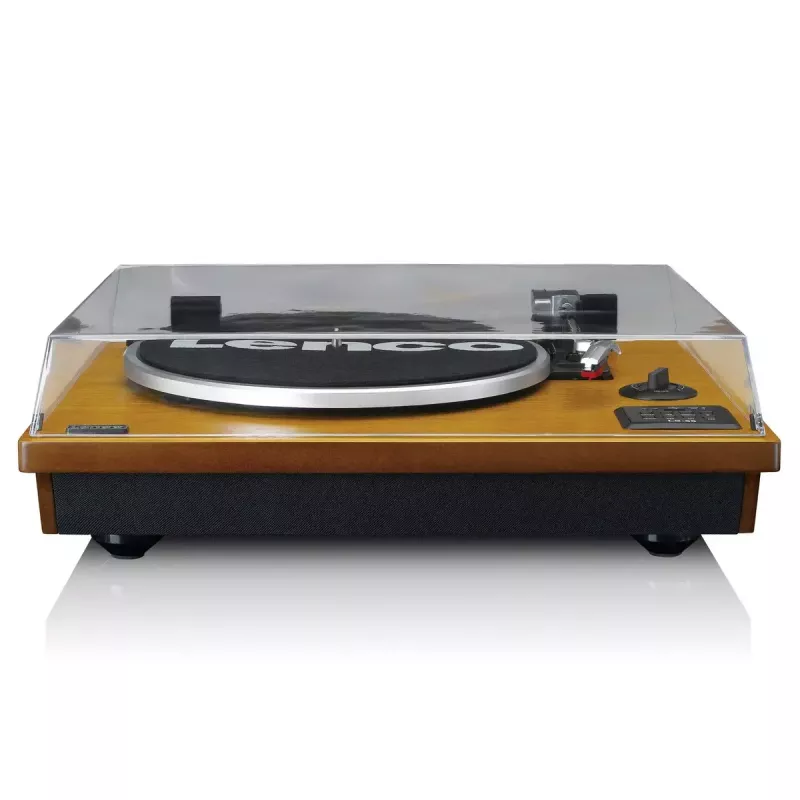Belt-drive audio turntable Lenco LS-55WA Wood Semi Automatic USB Bluetooth