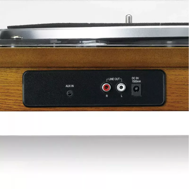 Belt-drive audio turntable Lenco LS-55WA Wood Semi Automatic USB Bluetooth