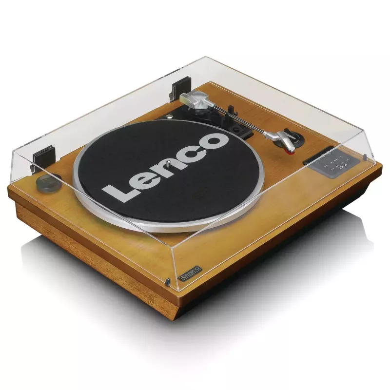 Belt-drive audio turntable Lenco LS-55WA Wood Semi Automatic USB Bluetooth
