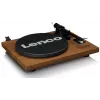 Turntable Lenco LS-480WD with built-in amplifier, Bluetooth, belt drive, 33/45 RPM, 2×30W RMS, wooden speakers