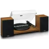 Turntable Lenco LS-480WD with built-in amplifier, Bluetooth, belt drive, 33/45 RPM, 2×30W RMS, wooden speakers