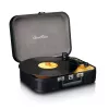 Turntable suitcase Lenco TT116BK with built-in speakers — portable vinyl player, black
