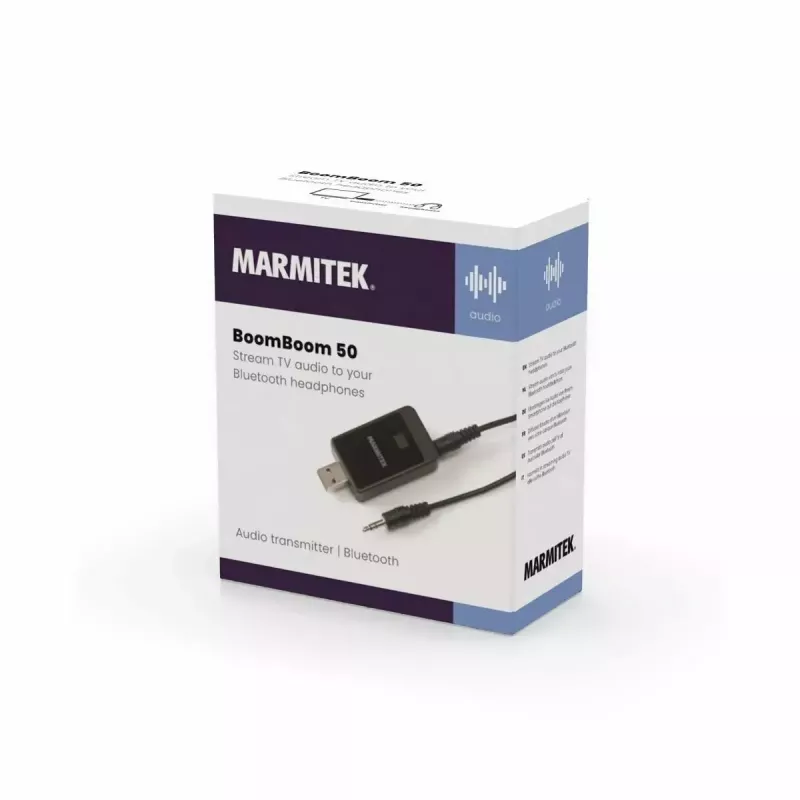 Audio Cable Marmitek BoomBoom 50 3.5 mm 30 m Black