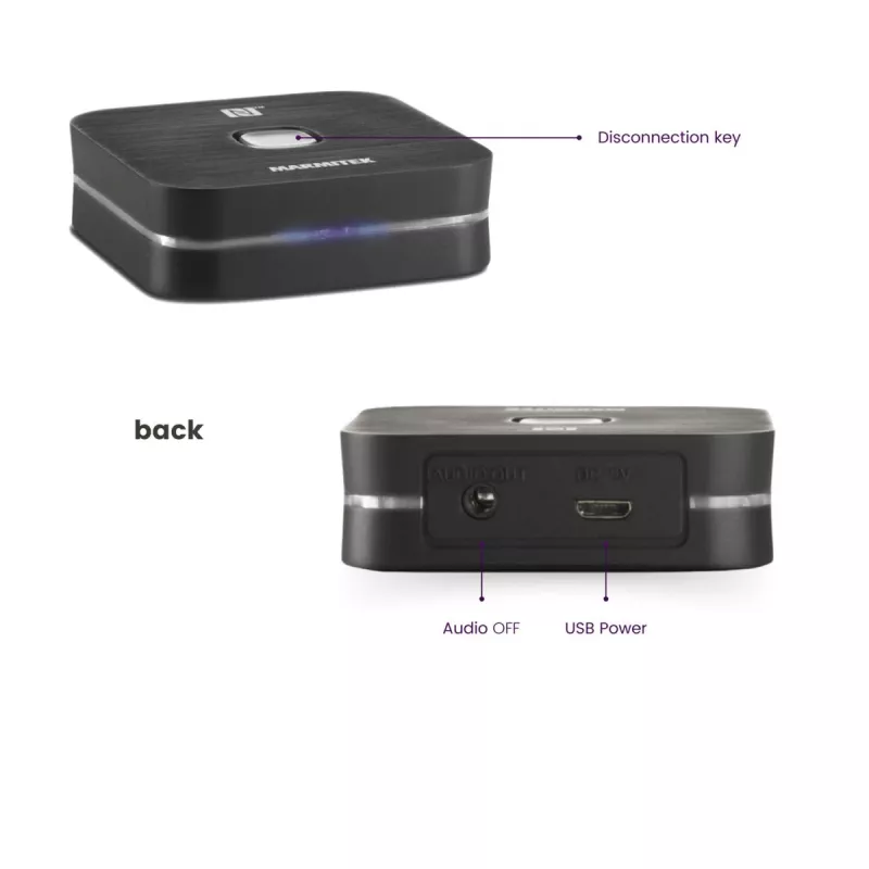 Wireless Audio Transmitter Marmitek BoomBoom 80 100 m Black