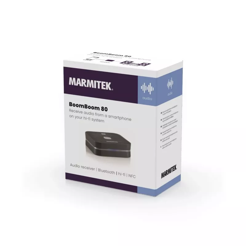 Wireless Audio Transmitter Marmitek BoomBoom 80 100 m Black