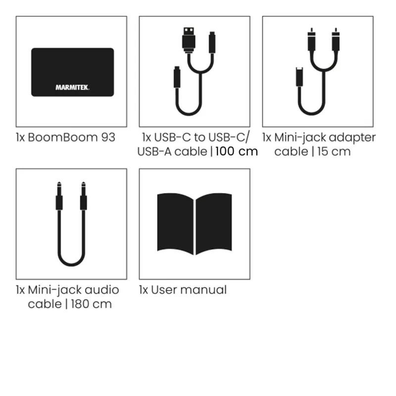 Wireless Audio Transmitter Marmitek BoomBoom 93 30 m Black
