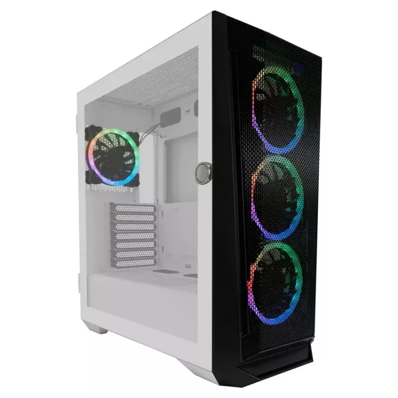 PC Case LC-Power Holo-1_X Midi Tower White