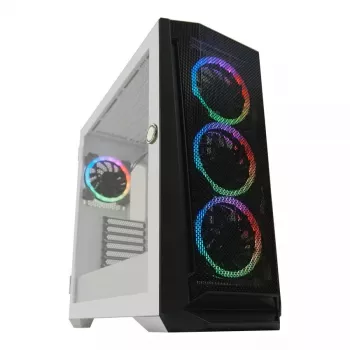 PC Case LC-Power Holo-1_X Midi Tower White