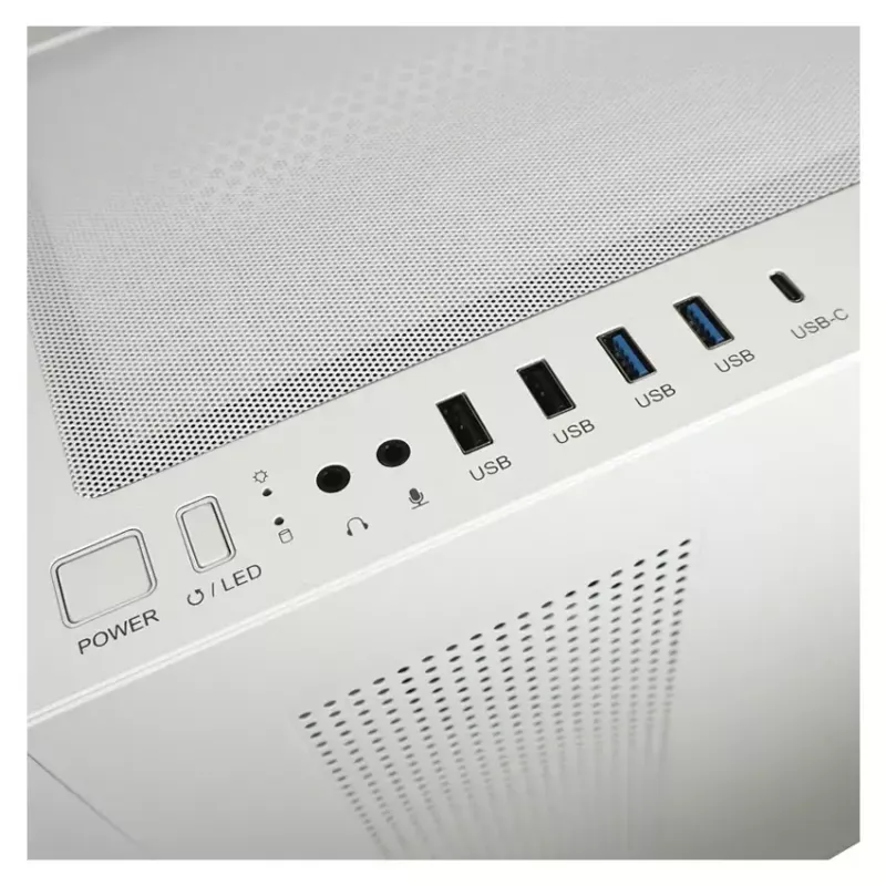 PC Case LC-Power LC-7041B-ON Midi Tower White