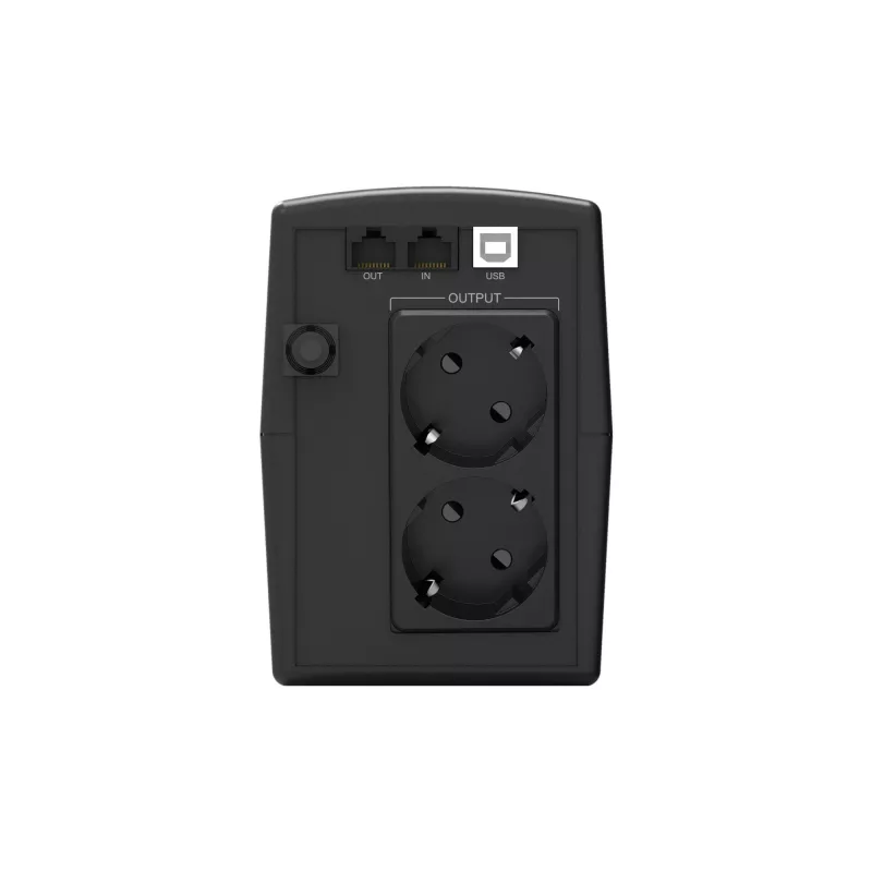 Conceptronic ZEUS 650VA 360W UPS, schuko socket, Line-Interactive, 0.65 kVA, 360 W, 220 V, 240 V, 220 V