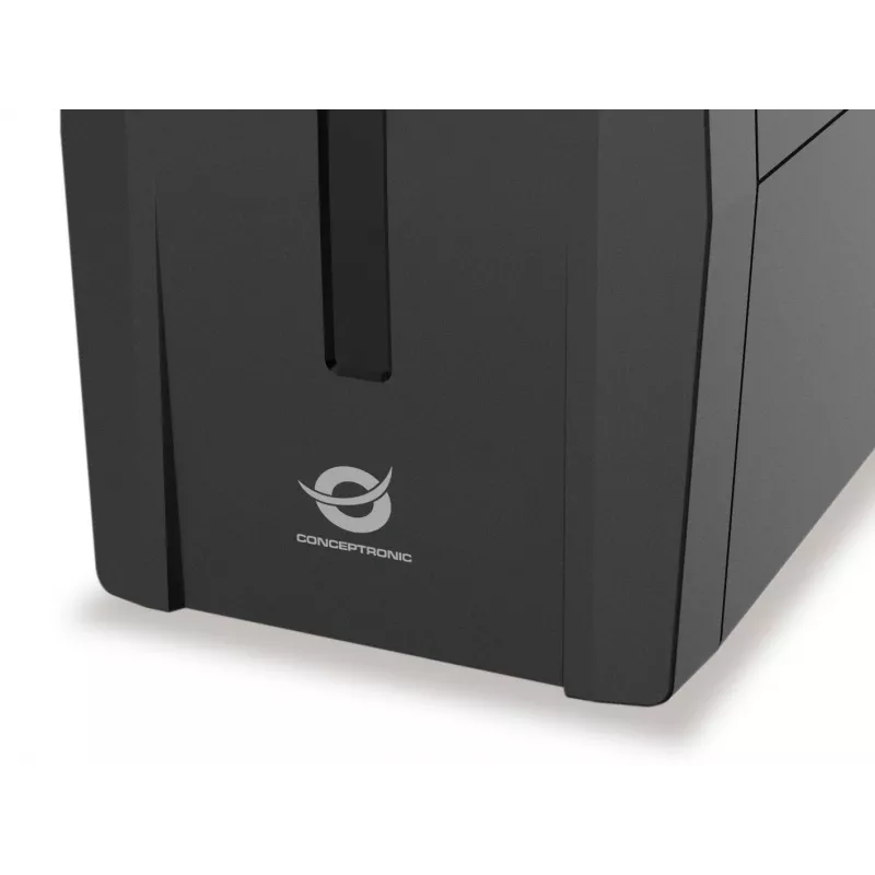 Conceptronic ZEUS 650VA 360W UPS, schuko socket, Line-Interactive, 0.65 kVA, 360 W, 220 V, 240 V, 220 V