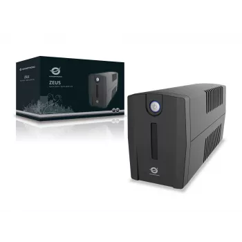 Conceptronic ZEUS 850VA 480W UPS, schuko socket, Line-Interactive, 0.85 kVA, 480 W, 220 V, 240 V, 220 V