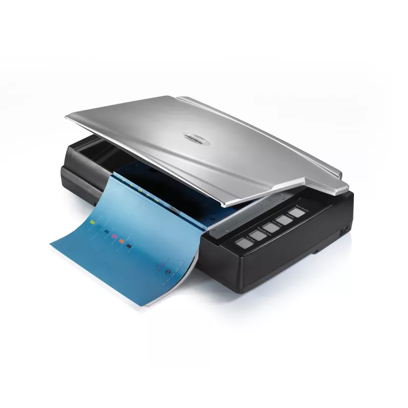 Plustek OpticBook A300 Plus Flatbed scanner 600 x 600 DPI A3 Black, Silver