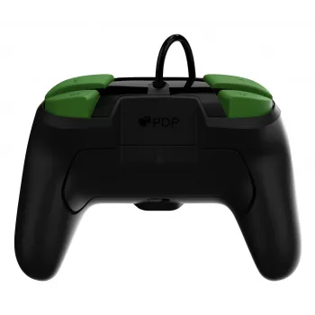 Gamepad PDP REMATCH Wired Controller 1-Up Glow in the Dark for Nintendo Switch, USB, 3m cable, D-pad, Home button, Black/Green