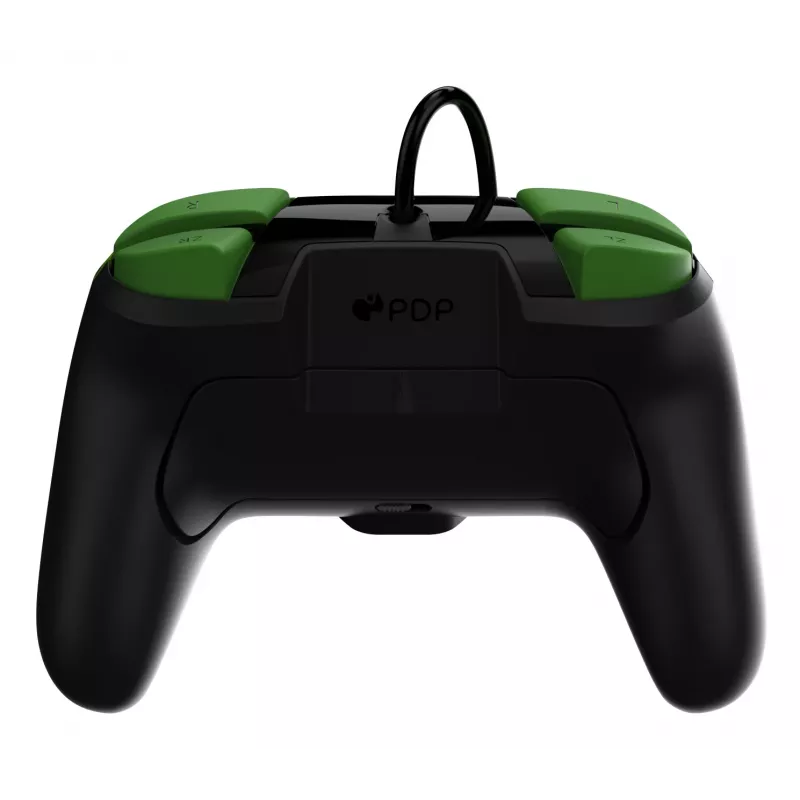 Gamepad PDP REMATCH Wired Controller 1-Up Glow in the Dark for Nintendo Switch, USB, 3m cable, D-pad, Home button, Black/Green
