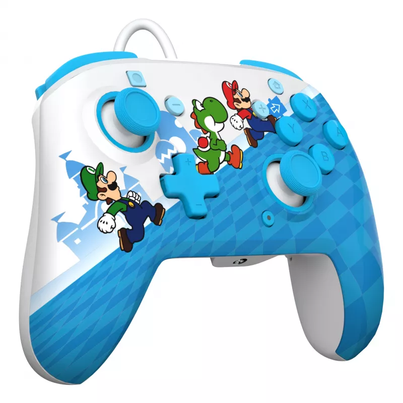 Gamepad PDP Mario Escape REMATCH for Nintendo Switch — Wired USB, D-pad, Home button, Multicolour