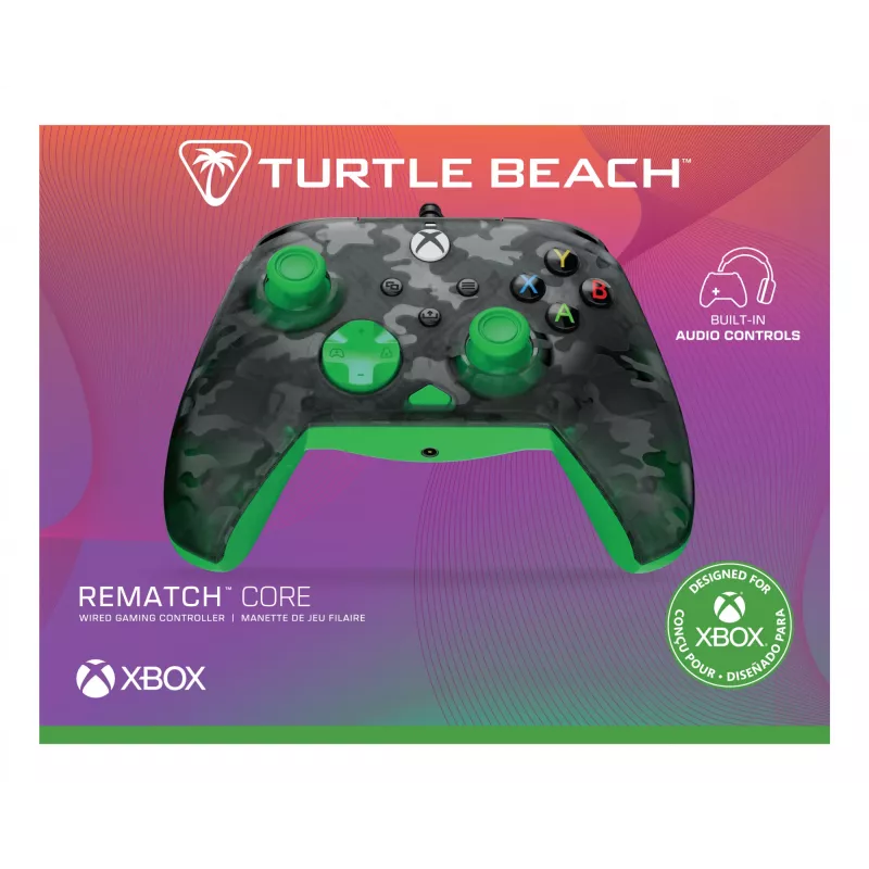 Gamepad Turtle Beach Rematch Core Black Green Grey USB Wired