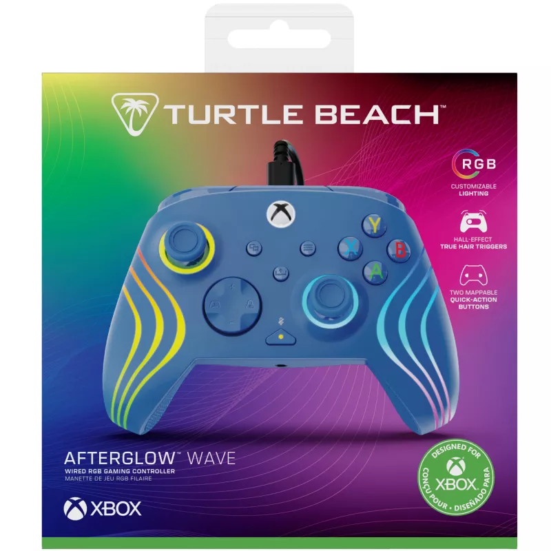 Gamepad Turtle Beach Afterglow Wave Blue USB PC Xbox Series S X